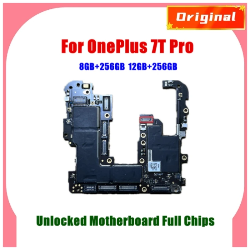 

Unlocked Main Board For OnePlus 7tPro 7t Pro Mainboard Motherboard With Chips Circuits Flex Cable Logic Board