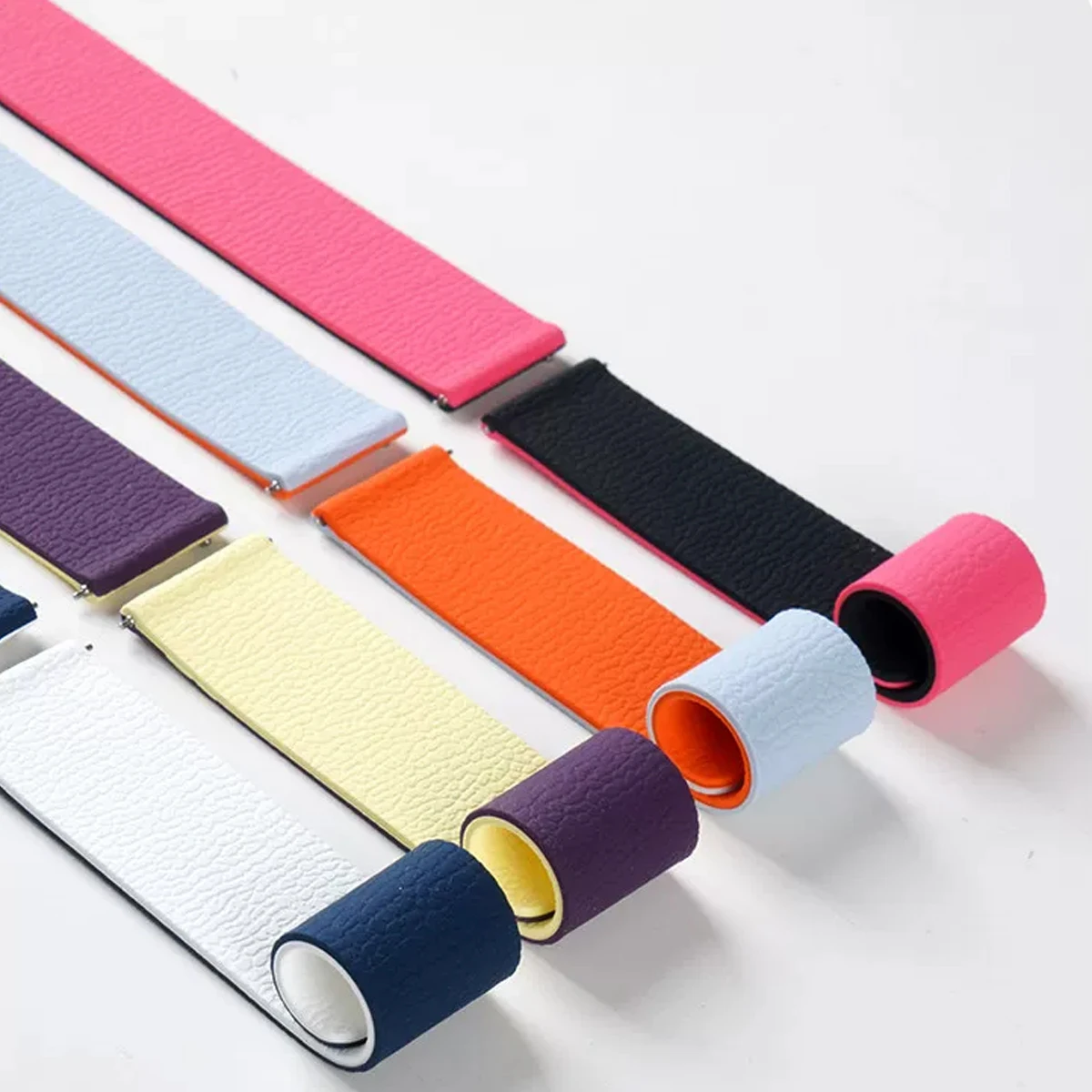 Universal Silicone Sports Strap Bracelet, 20mm/22mm,