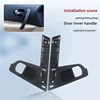 Car Front Inner Door Handle Base Black Silver ABS Trim Cover For Nissan Qashqai J10 2007 2008 2009 2010 2011 2012 2013 2014 2015 2