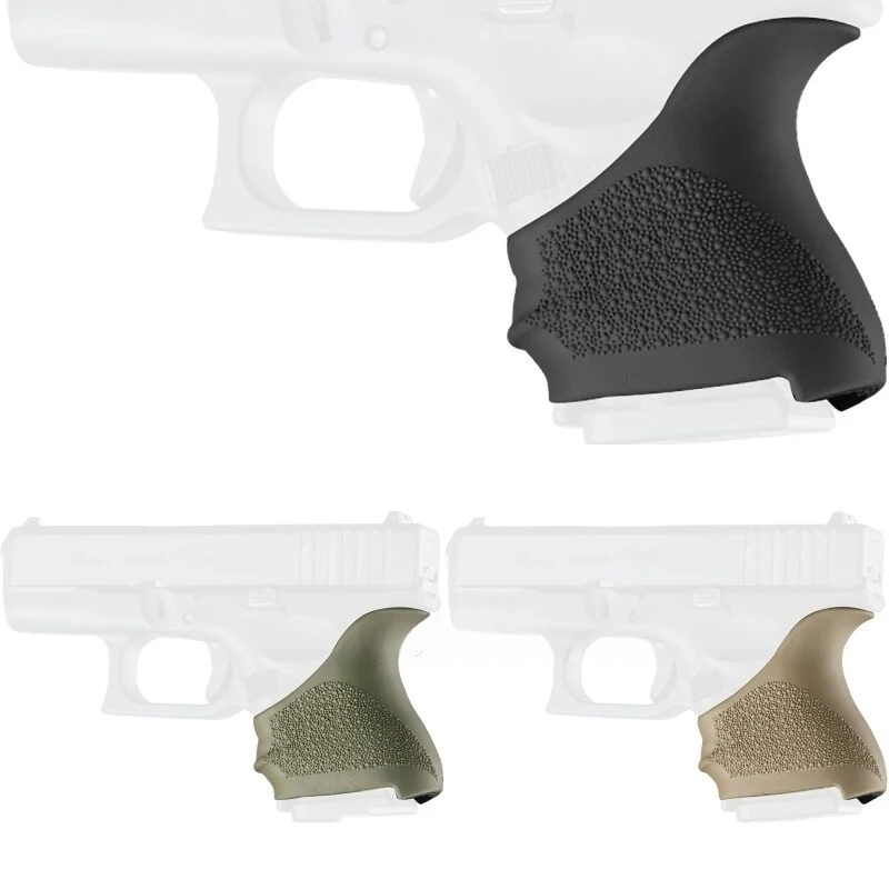 Beavertail Grip Cover Rubber Pistol Grip Sleeve For Glock 17 19 26 27 G43X G48 Taurus G2c Sig P365 Ruger LC9 rubber grip wrap tape