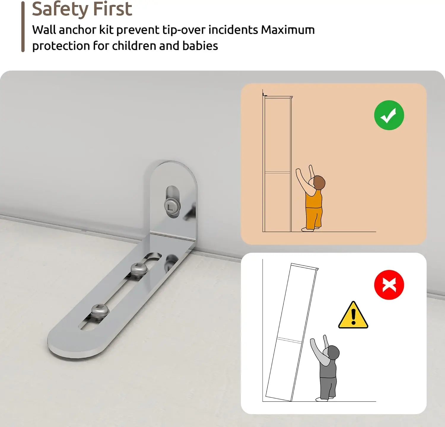 70-Inch Tall White Bookcase, 5 Tiers Shelves Open Storage Bookshelf, 33 in Wide Anti Tipping Indoor Furniture, Book Cases