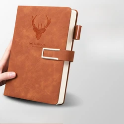 Vintage - Inspired Personalized Soft Cover Notebook for Professionals and Students (Brown)