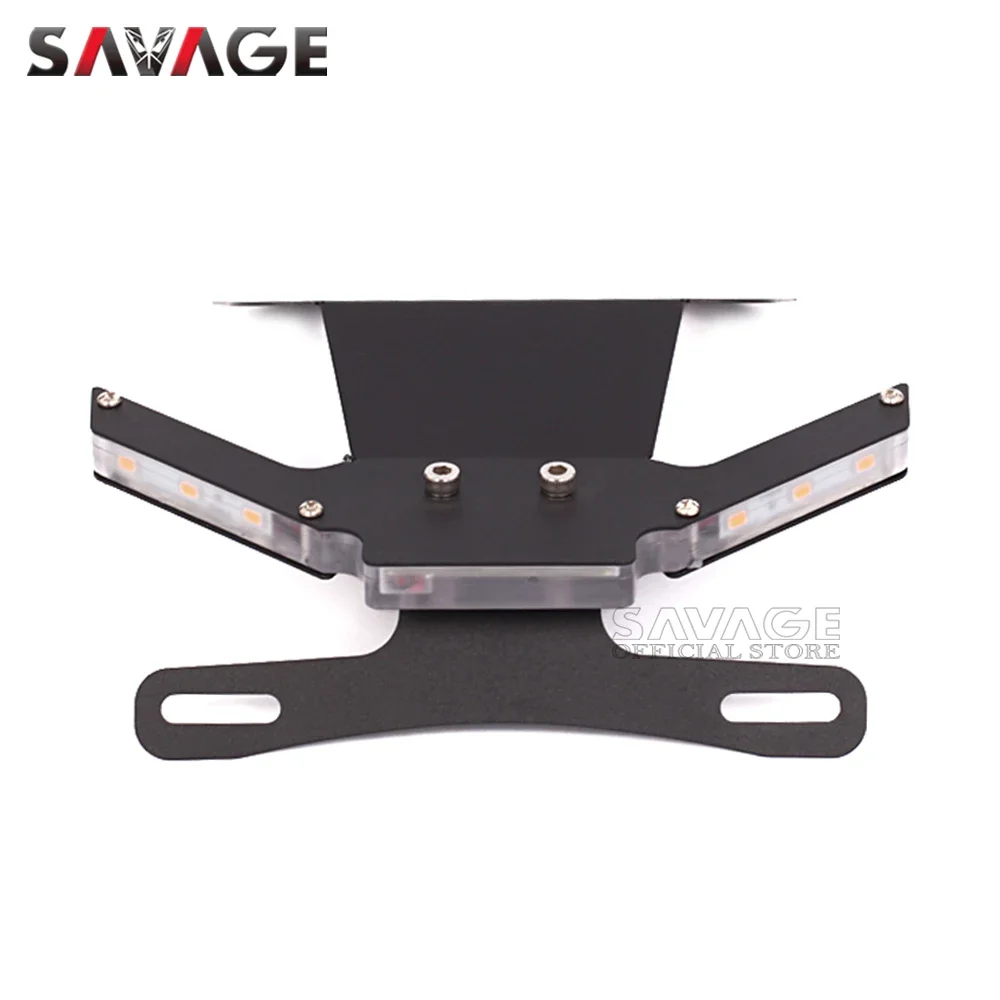 Fender Eliminators For YAMAHA YZF R25 R3 MT25 MT03 2014- Motorcycle Rear License Plate Holder Tail LED Turn Signal Light