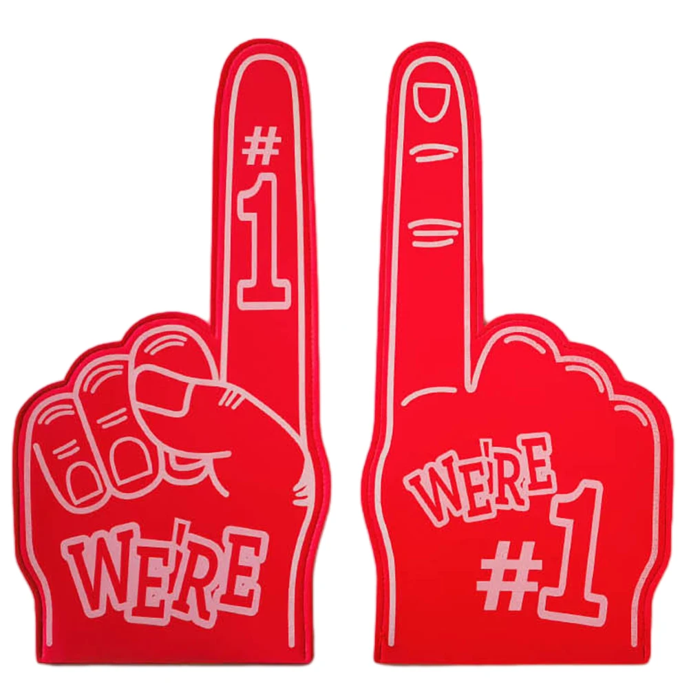 

Basketball Game Foam Hand Finger Foam Hand Finger Cheer Props Different Styles Extensive Application Maximum Comfort