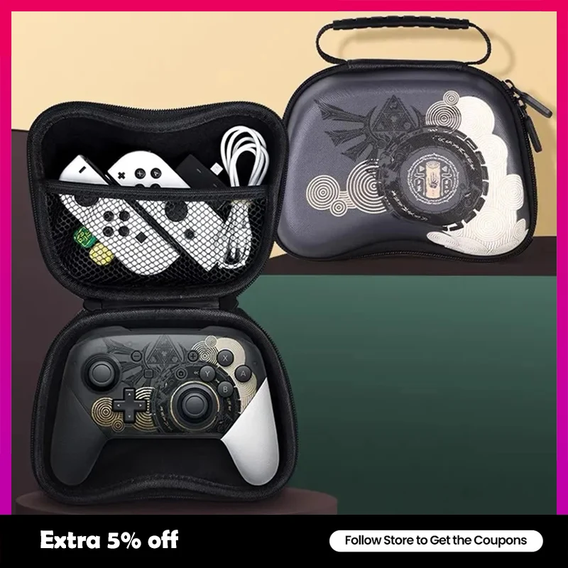 Custodia Protettiva Per Switch Pro Gamepad Borsa Portatile Da Viaggio Per Controller Xbox/Ps4/Ps5 Compatibile Con Ns Pro Zelda