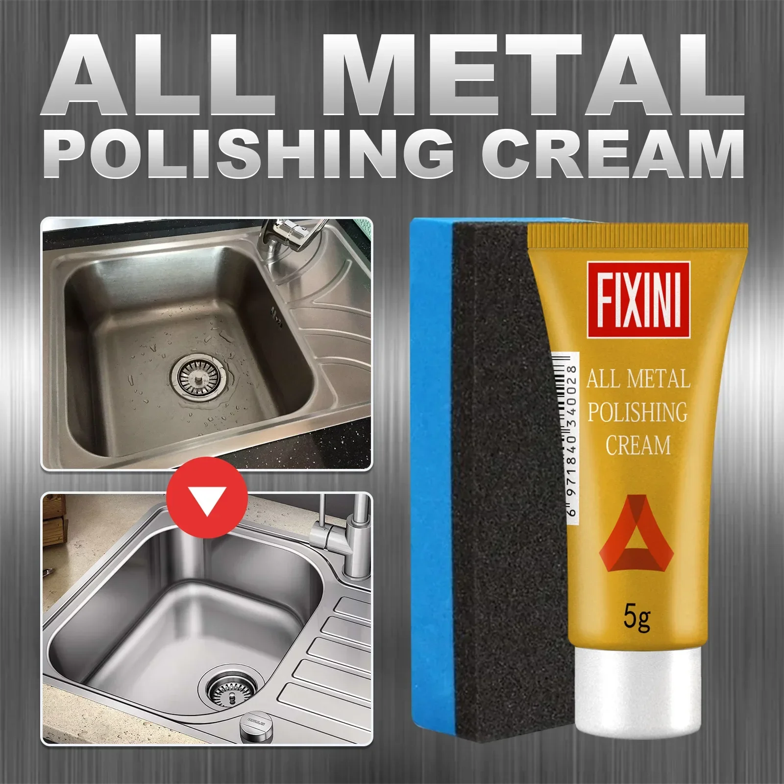 All Purpose Stainless Steel Paste Metal Polishing Cookware Cleaning Paste Household Kitchen Cleaner Washing Pot Bottom Hot Sale