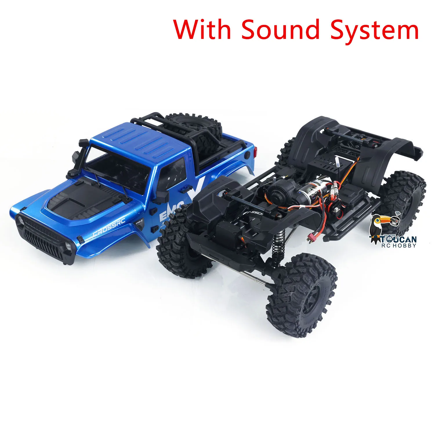 1/8 2 Speed CROSS RC EMOX Off-road Car Vehicle Light Sounds Radio Control Crawler 4WD Light Sound Finished Vehicle THZH2012 6