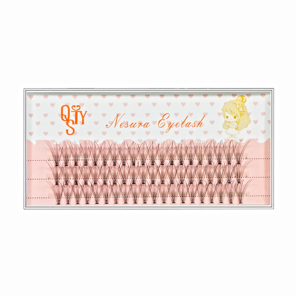 Natural Long Individual Cluster Eyelash Extension 60pcs Professional 10D Mink False Eyelashes Makeup Faux Soft eyelash extensions,fake eyelashes,eyelash extension,eyelash extension lashes,false eyelashes