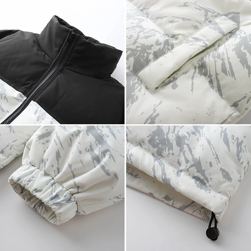Down Jacket Men Winter New Minimalist Solid Color Comfortable Warm Trendy Loose Jacket