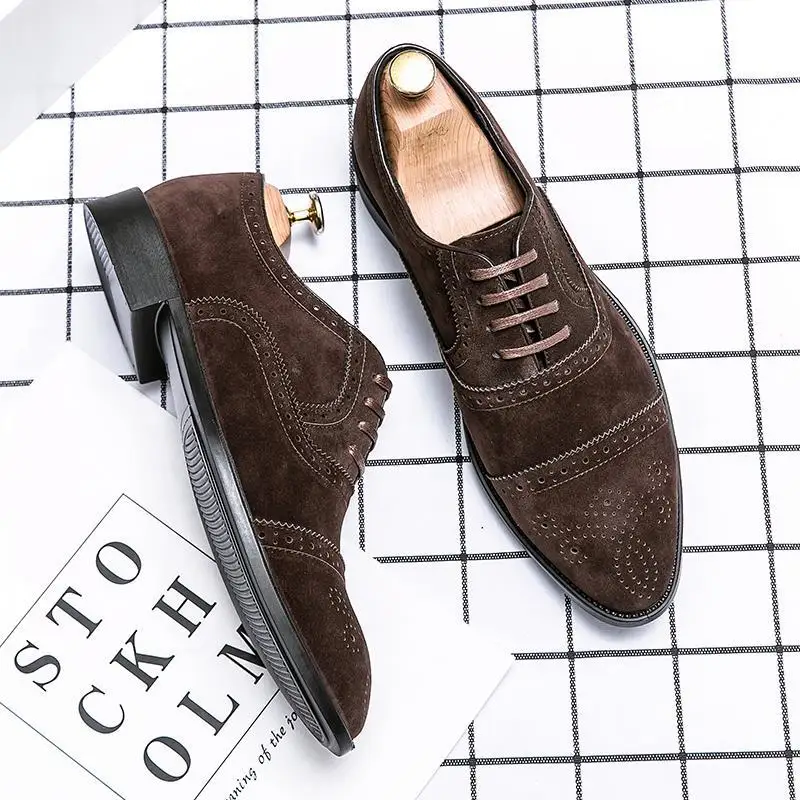 Men Shoes Comfortable Men's Casual Shoes Sneakers Fashion Low Lace-up Suede Shoes Male Flats Zapatillas Hombre Plus Size 38-48