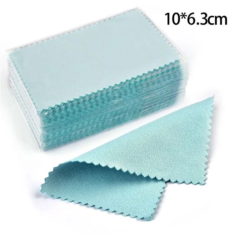 Silverware & Jewelry Polishing Cloth - Soft Cleaning Wipes, 50-Pack