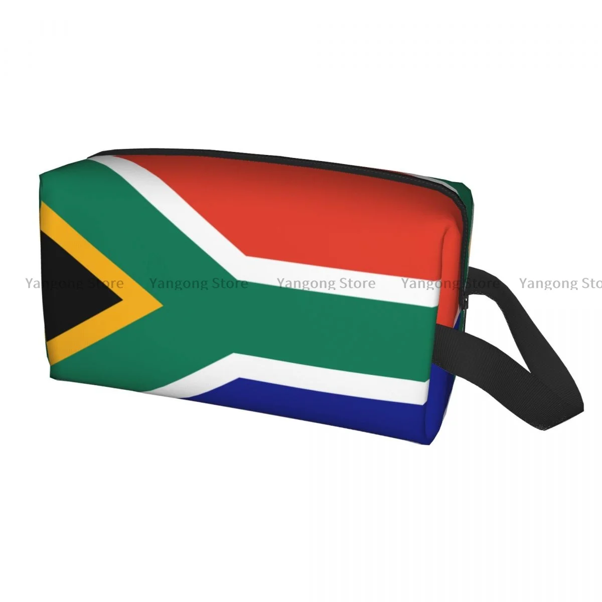 

Косметичка большой емкости, Портативная сумка для хранения косметики с флагом Южной Африки