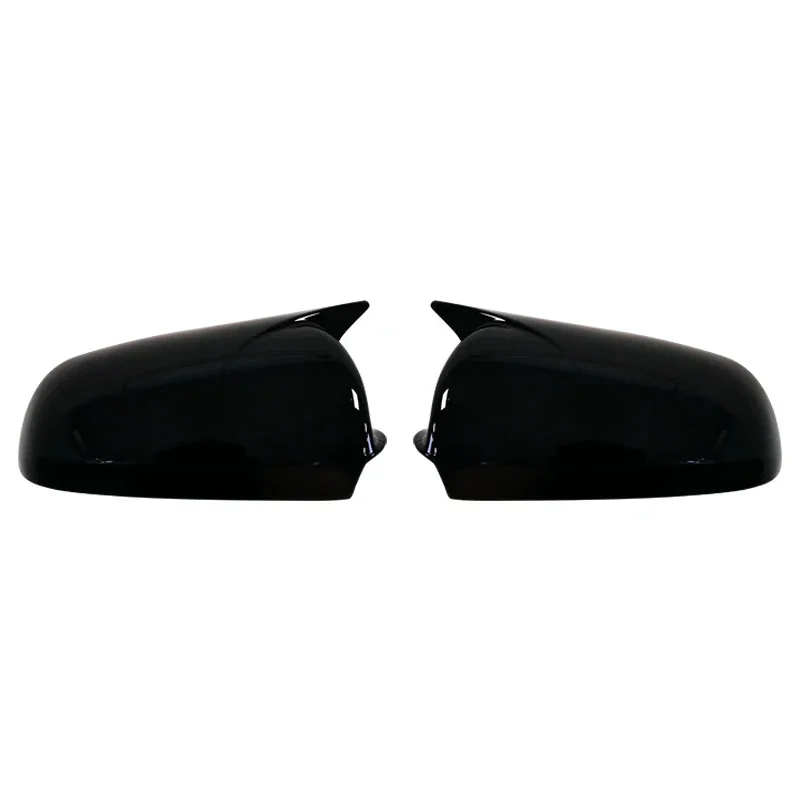아우디 A3 S3 8P 05-08 A4 S4 B6 B7 8E 8H A6 S6 C6 4F 카본 파이버 글로시 블랙 리어뷰 미러 커버 캡 부착형