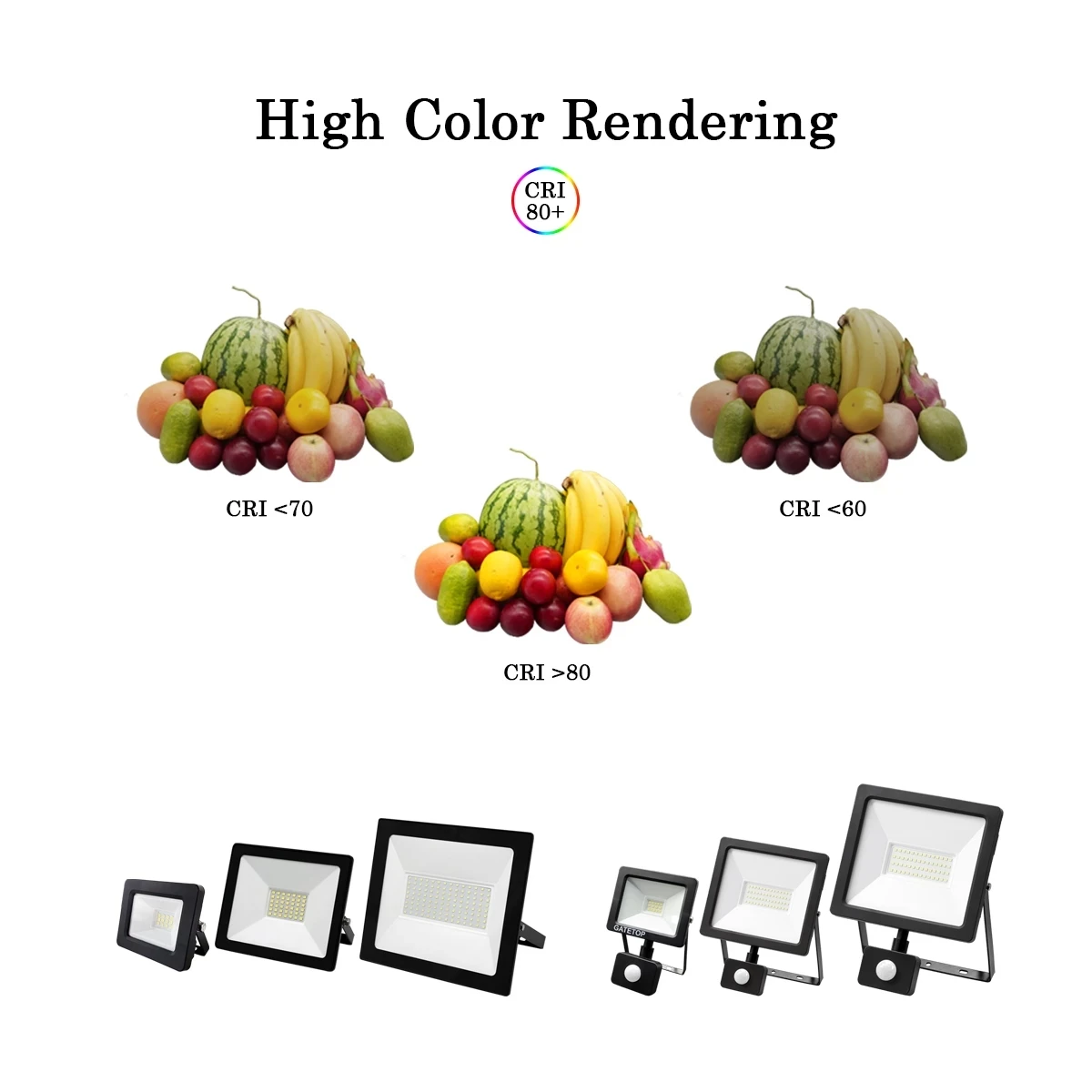 LED 투광 조명 IP67 방수 AC220V 10W-100W 모션 센서 IP65 야외 정원 프로젝터 조명 ??스포트라이트 벽 홍수 조명