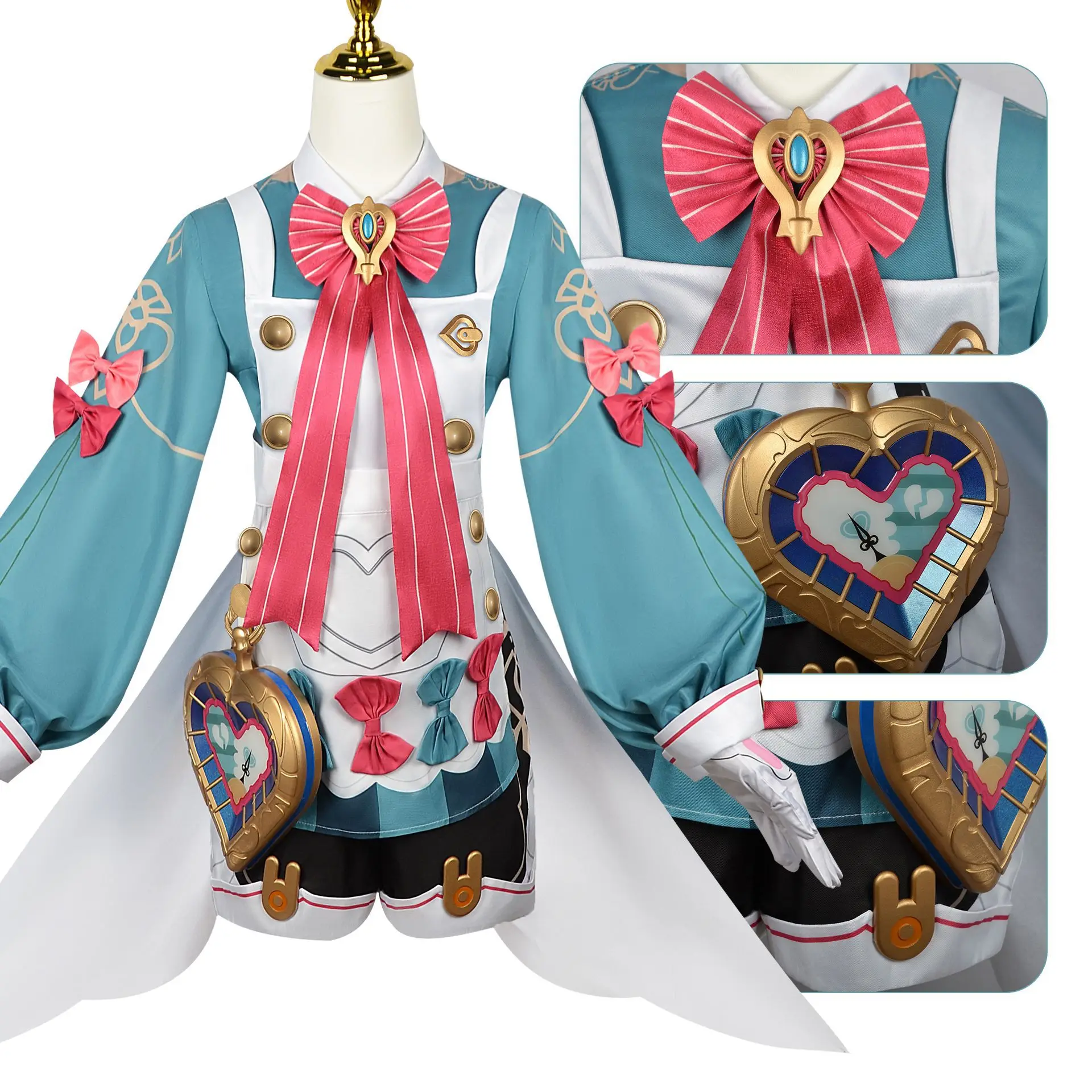 Sigewinne Cosplay Genshin Impact Anime Game Costume Fontaine 