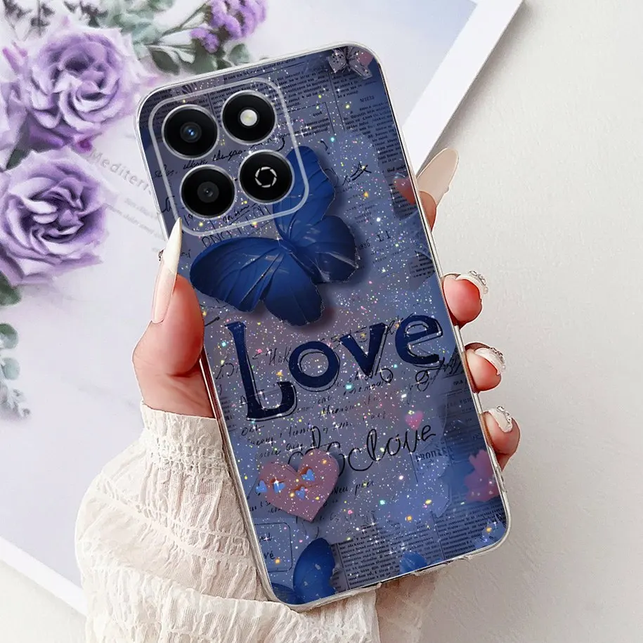 Fashion Butterfly Shockproof Silicone Back Cover