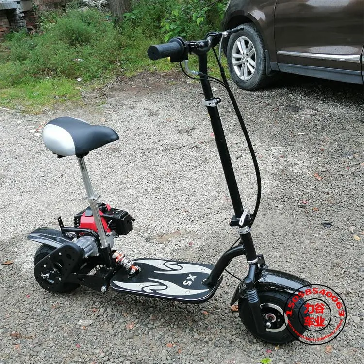 

2 stroke gasoline folding moped scooters mini instead of walking