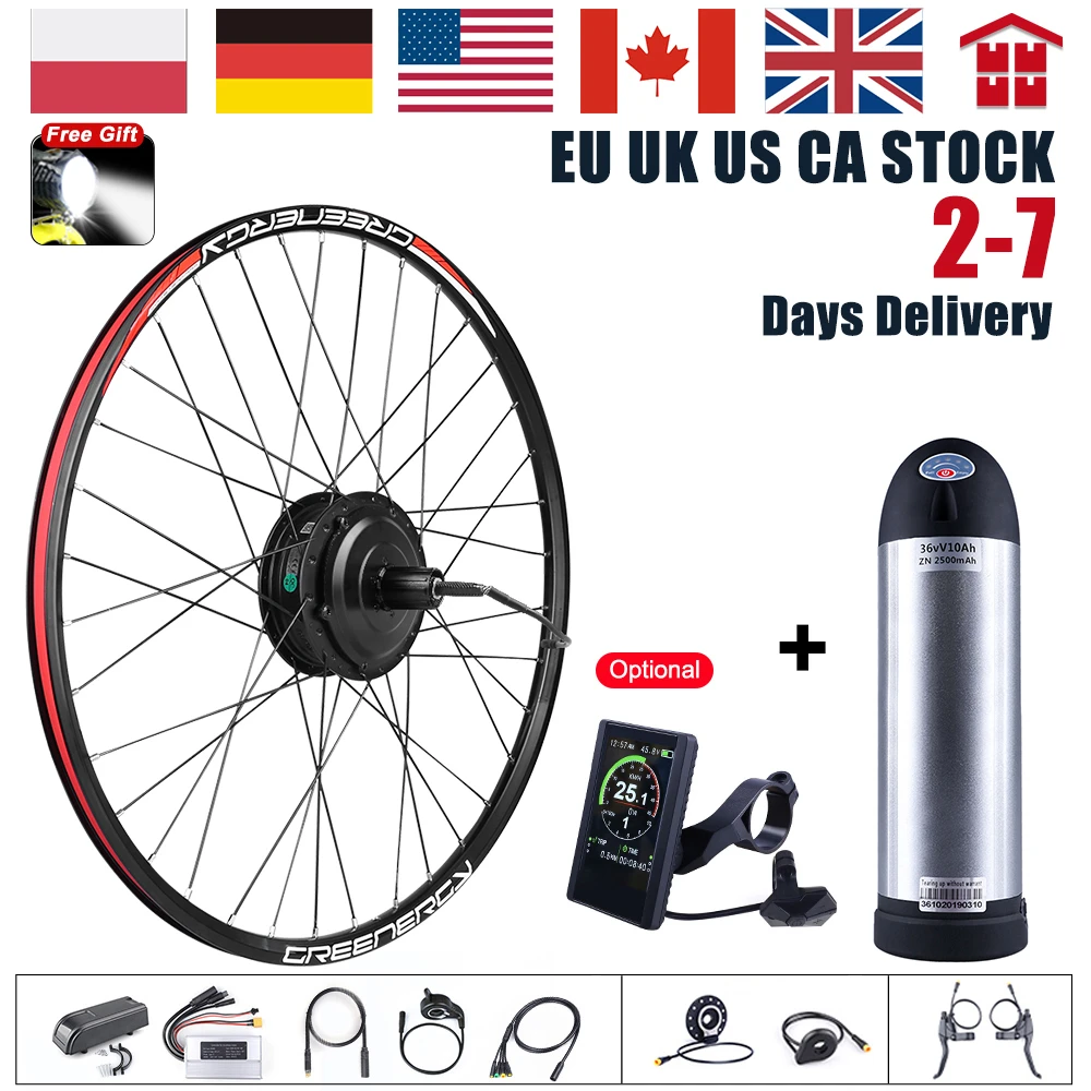36V 250W Bafang Ebike Borstelloze Cassette Vrijloop Gear Achternaaf Motor  Elektrische Fiets Conversie Kit Met 10Ah Bike batterij - AliExpress Sports  \u0026 Entertainment