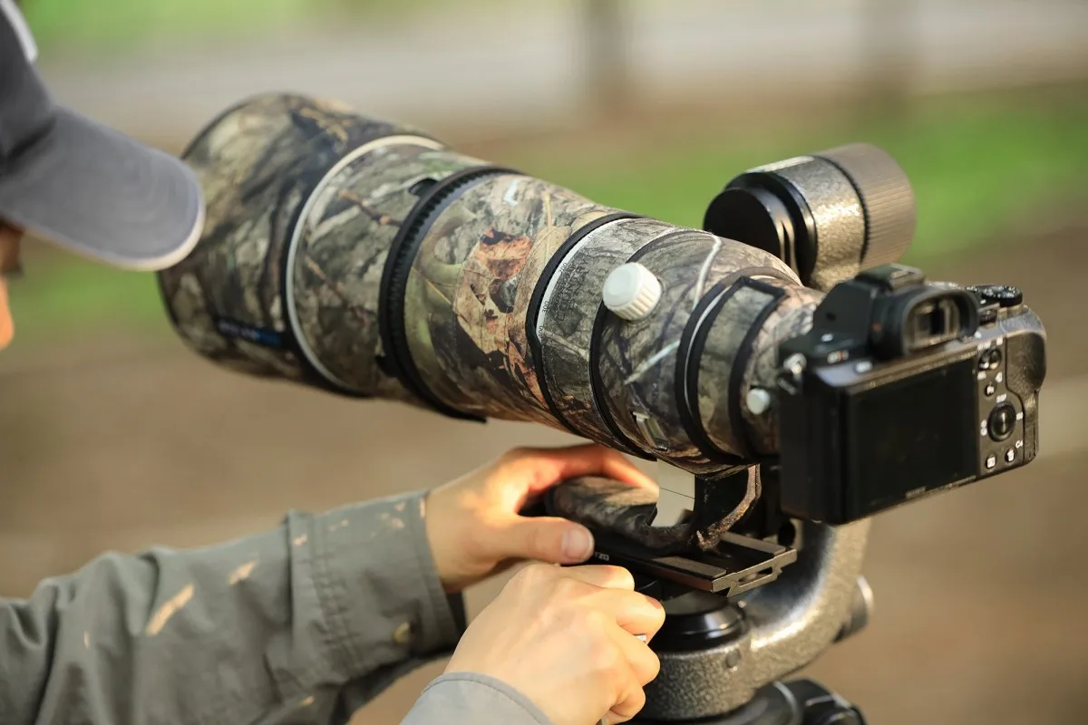 ROLANPRO 렌즈 코트  FE 100-400mm F4.5 GM OSS 렌즈 보호 슬리브 카메라 보호 케이스 레인커버 위장 커버
