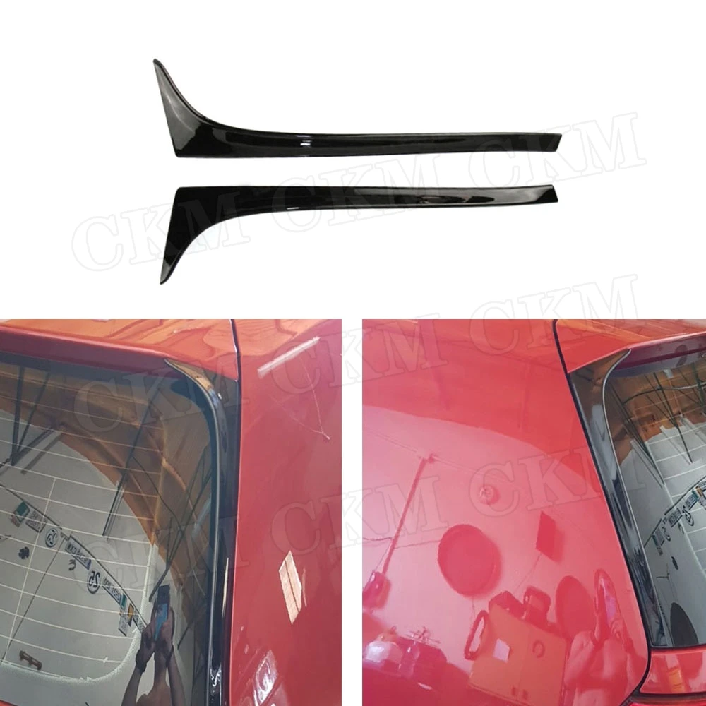 

Carbon Fiber Car Rear Spoiler Side Wing Lip for Volkswagen Golf 7 MK7 Standard Not For GTI R 2014 2015 2016 2017