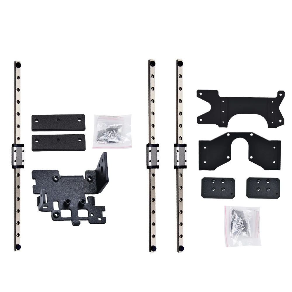 Kit de guidage linéaire double axe Y Ender-3 v3 SE pour imprimante 3D Creality Ender3V3SE, kit de mise à niveau axe X, plaque arrière CNC MGN9H 300 mm