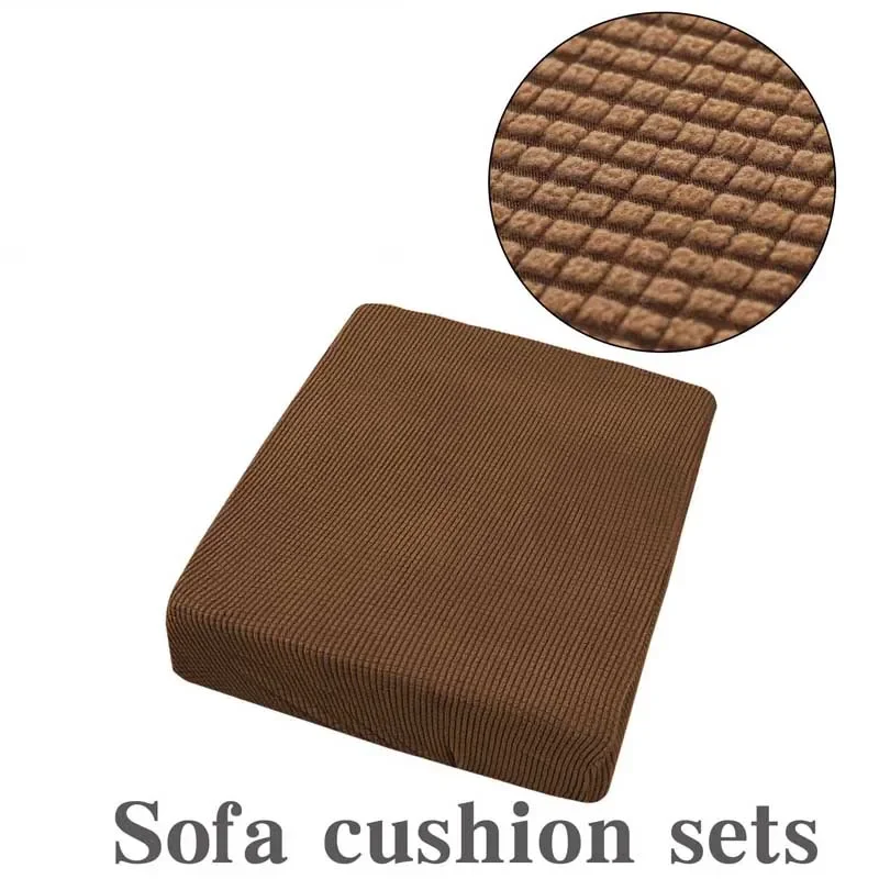 thumbnail image 1 of Funda de cojín elástica para sofá, protector de muebles, forro polar, licra, lavable, reversible, extraíble, funda para sofá, 1 of 5