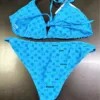 Sexy Purple Bikini Set Women's Swimwear Small Chest Tied Strap Thermal Spring Vacation Beachwear Trendy Internet Famous