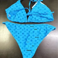 Sexy Purple Bikini Set Women's Swimwear Small Chest Tied Strap Thermal Spring Vacation Beachwear Trendy Internet Famous