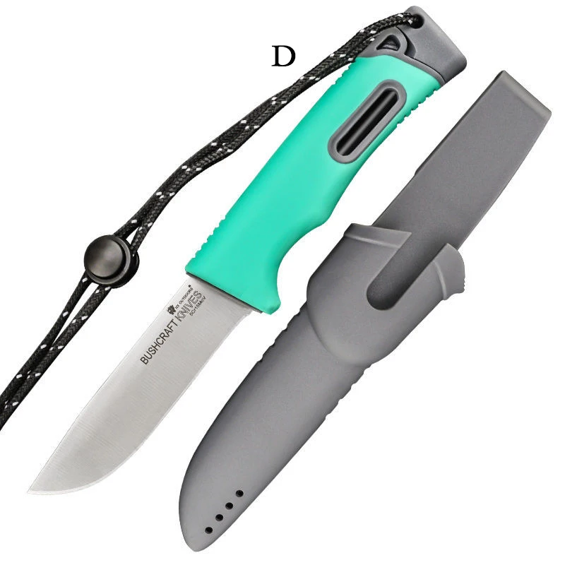 HX Outdoor Survival Master 5CR15MOV Stainless steel camping tactical knife Hunting Survival knife multipurpose tool knife