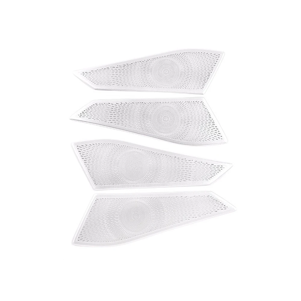 

4 шт. защитный чехол из алюминиевого сплава для автомобильной двери динамика для BMW G05 G07 X5 X7 2019-2022 автомобильные аксессуары для интерьера