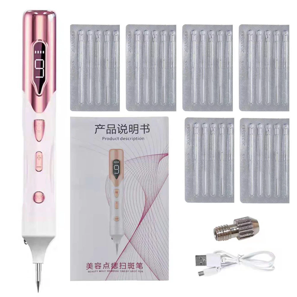 Stylo Laser Plasma pour enlever les étiquettes de peau, points noirs, taches de rousseur, verrues, boutons de taupe, tatouage, outils de soins de beauté 12