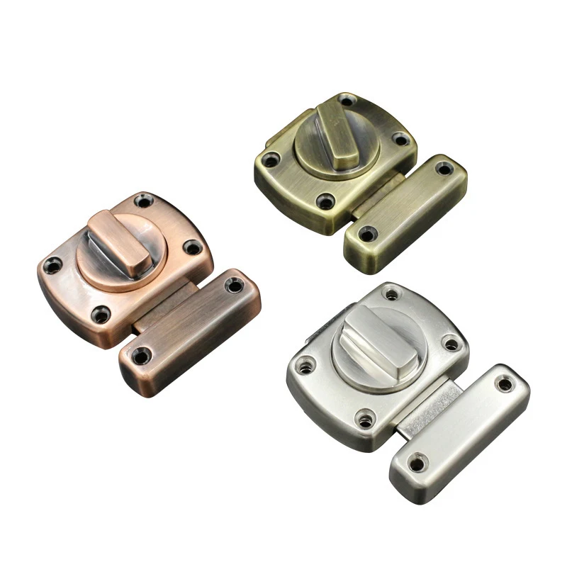 Door Lock Cast Metal Hook Latch Lock Toilet Doors Right Angle Sliding Gate