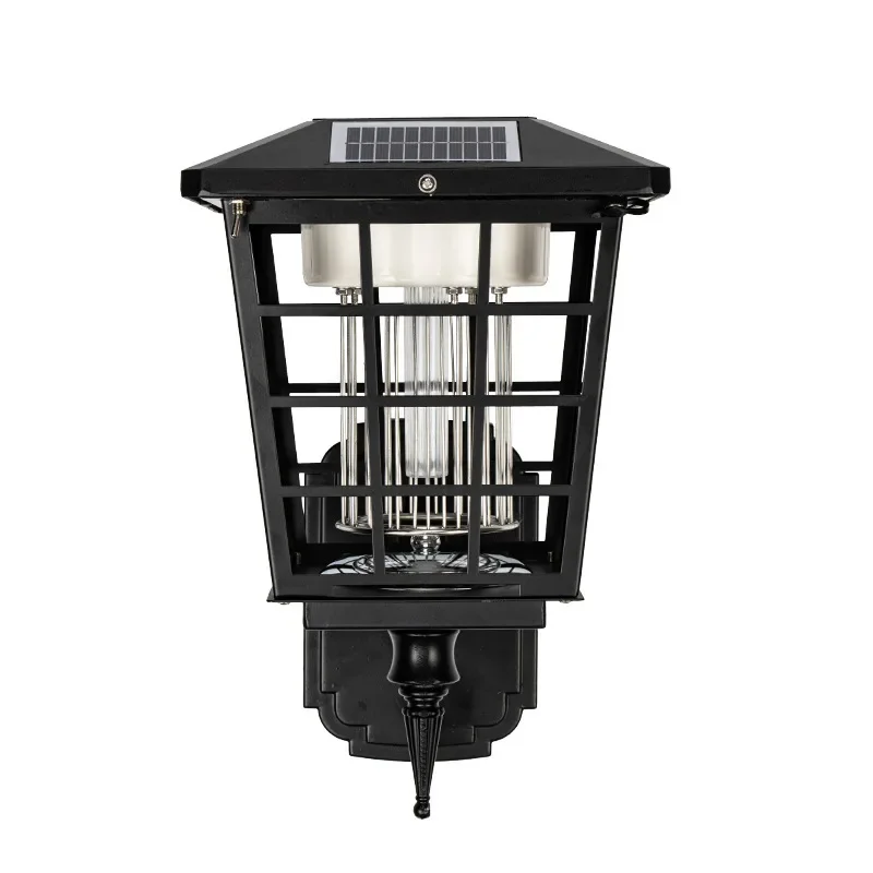 ALBERT Outdoor Solar Mosquito Lamp Killer Modern Vintage LED Insect Kill Light Waterproof For Garden Courtyard Porch