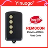 For REMOCON RMC600 LRT1 RMC610 RMC555 Remote Control 250MHz-450MHz Fixed Code Garage Door Opener Hand Tranmsitter 1
