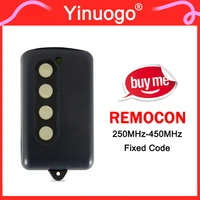 For REMOCON RMC600 LRT1 RMC610 RMC555 Remote Control 250MHz-450MHz Fixed Code Garage Door Opener Hand Tranmsitter 1
