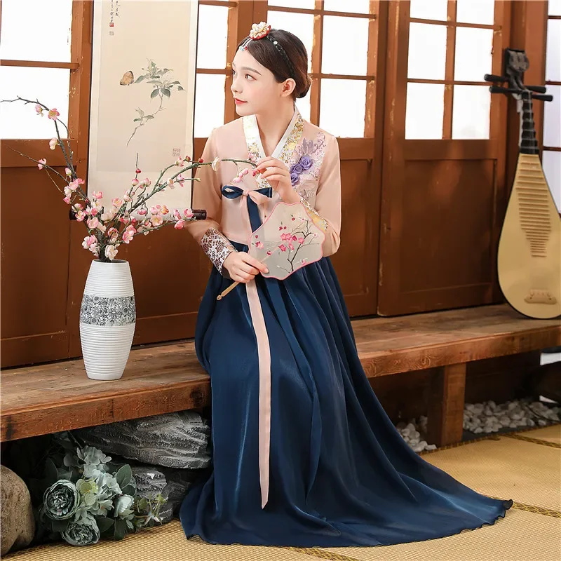 New Spring Fashion Asian Princess Stage Performance Abiti Da Ballo Abbigliamento Tradizionale Coreano Per Le Donne Dae Jang Geum Hanbok