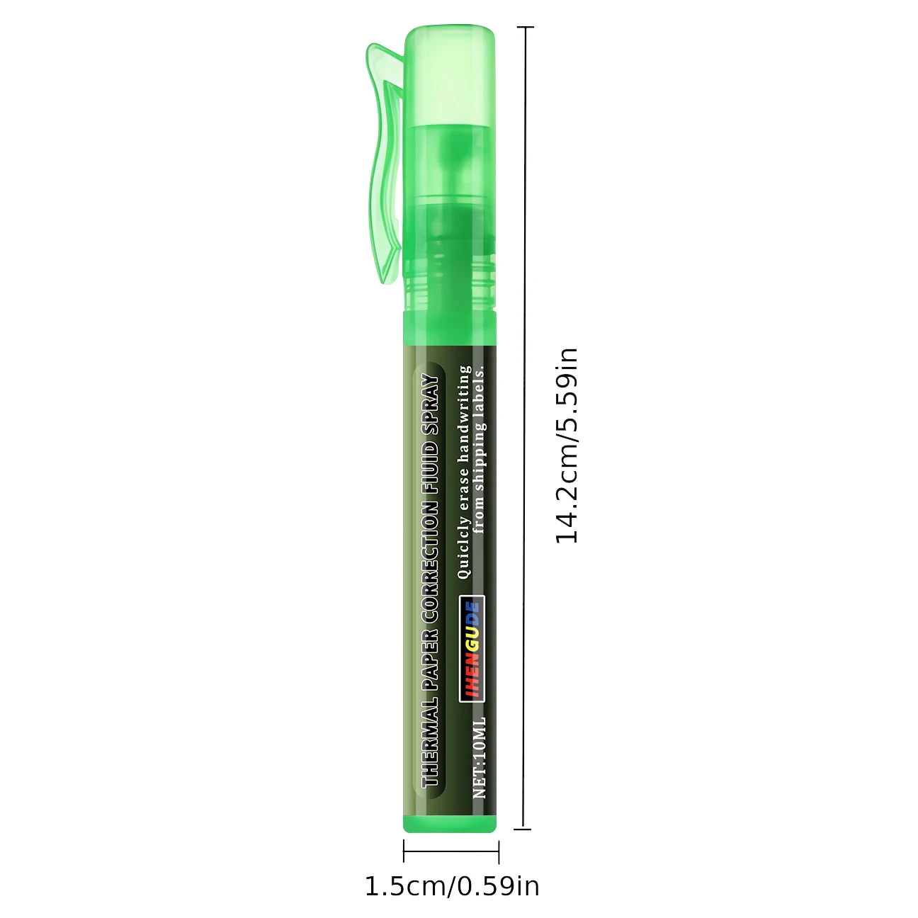 10ml 지우개액 스프레이 펜 - 감열지에 적합한 빠른 수정액으로 데이터를 빠르게 지우고 개인 정보를 보호할 수 있으며, 휴대가 간편하고 편리한 택배 개인정보 보호 도구