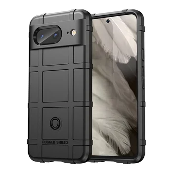 Google Pixel 8 7A 7 Pro 6A 6 5 5A 4 XL 4A 3A 4 3 용 질감 견고한 섬유 실드 케이스, 범프 보호 커버