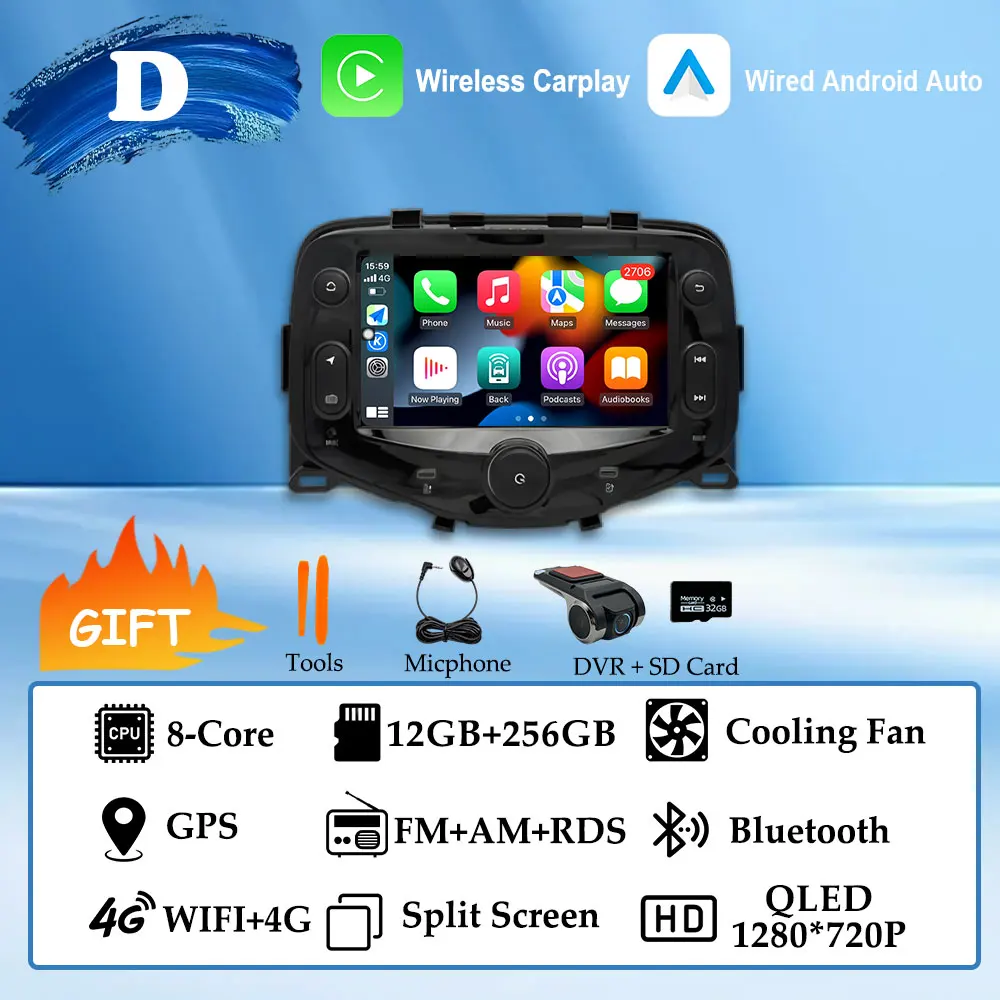 (D) 12G 256G DVR