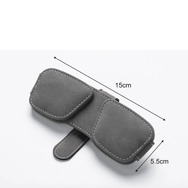 차량용 안경 클립 햇빛 가리개 명함 및 안경 케이스 수납 다용도 보관함