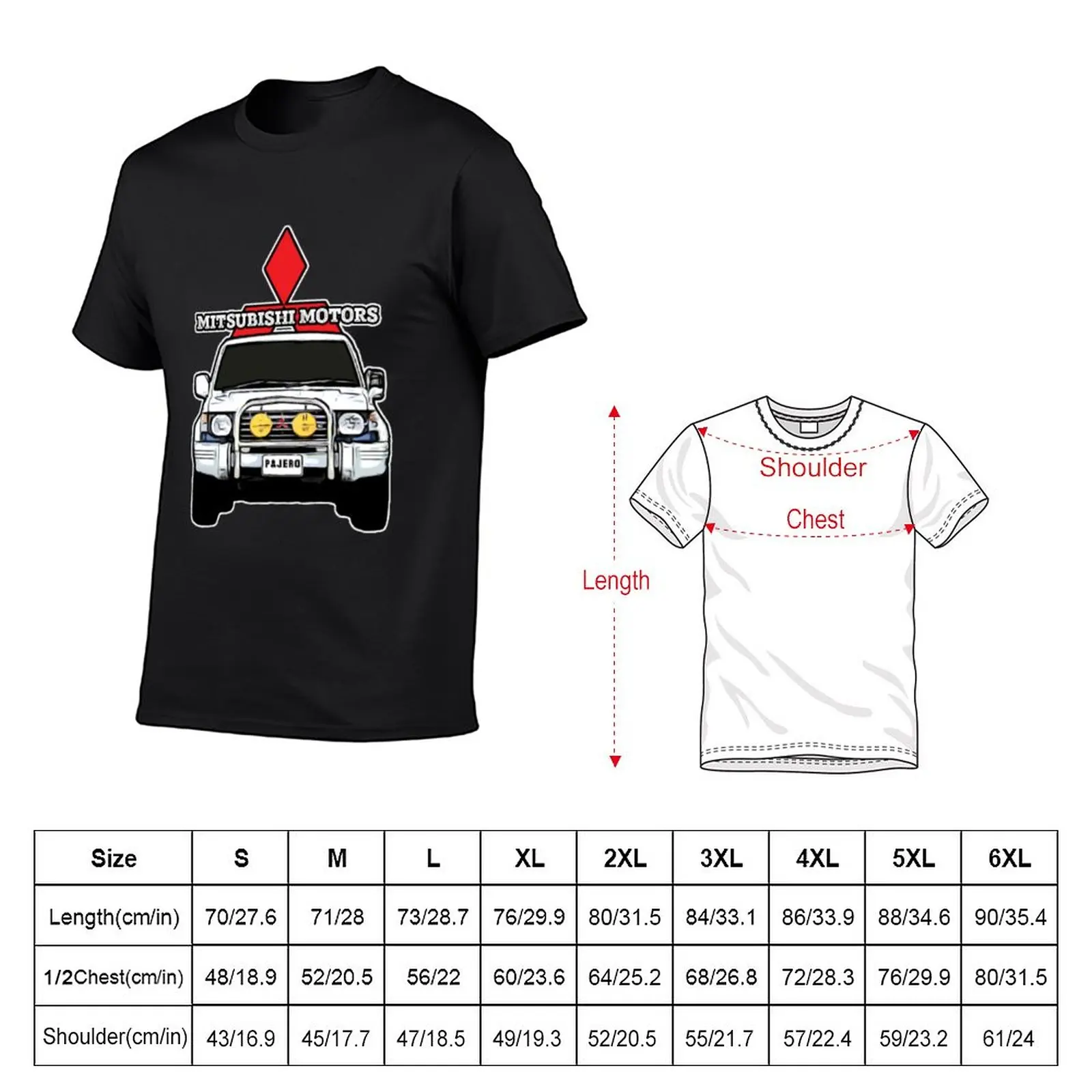 New Pajero 2 design T-Shirt plus size t shirts tees plain t-shirt Oversized t-shirt men graphic t shirts