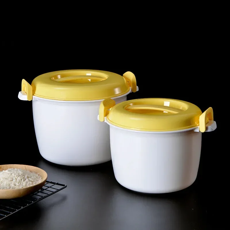 Microwave Rice Cooker Steamer Pot Pastamaker Oven Veggie Cookware Cooking Soup Pressure Pots Bowl Micro Vegetable Container microwave oven box