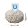 Super Soft Knitting Wool Yarn Manual Medium Thick Variegated Worsted Weight Yarn Multipurpose No Fading Hand Knitting Yarn Sock 6