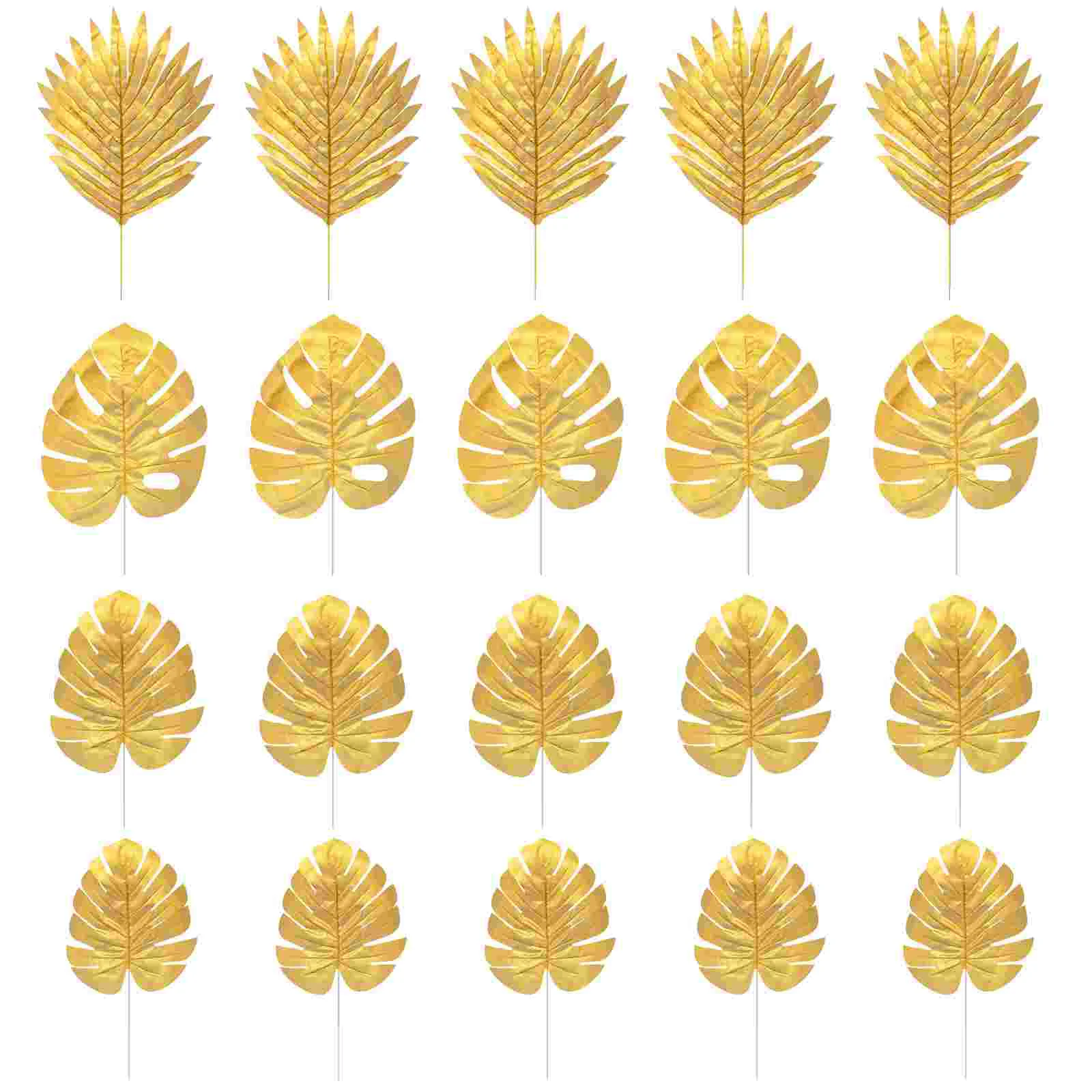 

BESTOYARD Artificial Simulated Turtle Leaf Artificial Tropical Leaf Fake Leaves Moss Pole for Plants Monstera Palm Leaves