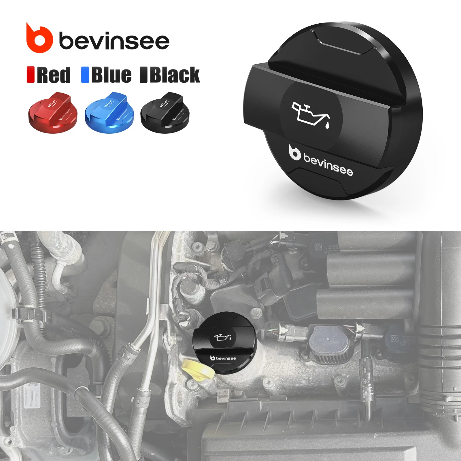 Couvercle De Remplissage D'Huile Moteur Noir 15610-P5G-000 - Bouchon Compatible Accord 2008-2013, Civic 2006-2011, FIT Et CRV