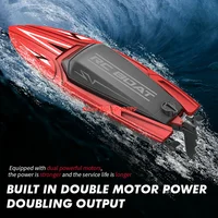 35CM Large RC Racing Boat Radio Control SpeedBoat 30Mins Driving RC Ship Boat Waterproof Toy Summer Water Boy Kid Gifts RC Toys 4