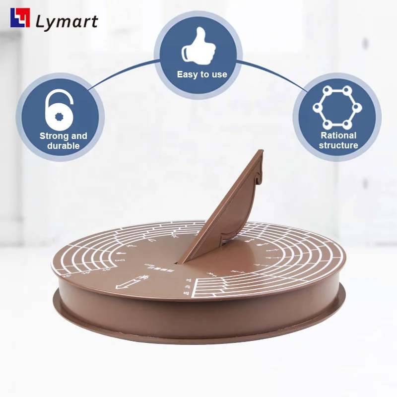 natural science antique sunny day 3d sundial model