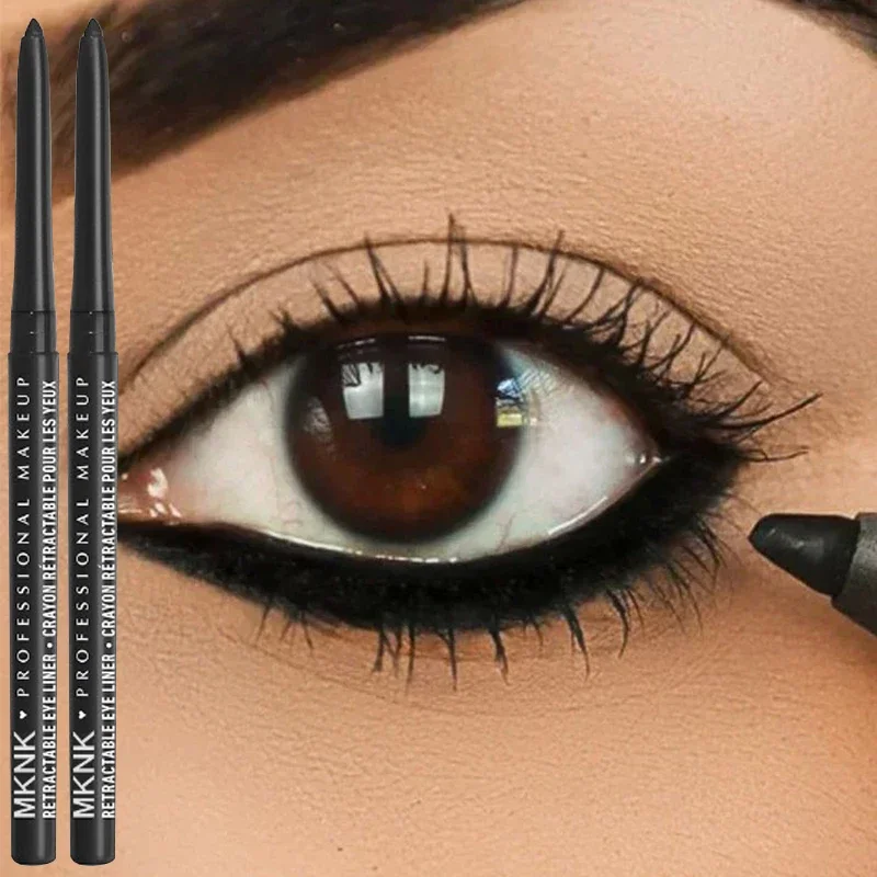 Waterproof Eyeliner Pencils Pen Smudge-Proof Long-Lasting Beginner-Friendly Eye Makeup High Pigment Black White eyeliner pencils,eyeliner pen