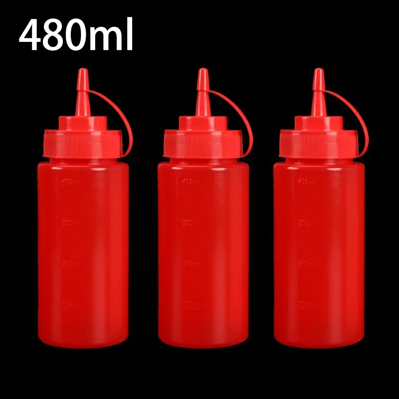 Bottiglie Da Spremere LiuHancsqd - 6 Pezzi Da 240ml Con Tappo Per Salse, Olio E Pittura - Foto 2