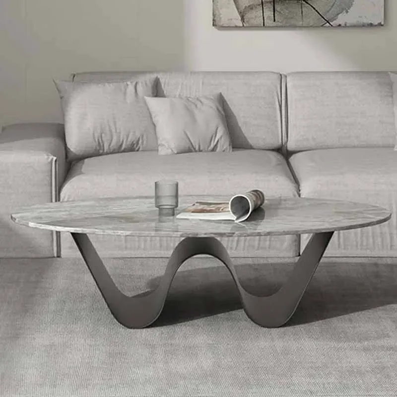 

White Premium Luxury Coffee Table Bedroom Modern Magazine Metal Coffee Tables Unique Round Stoliki Kawowe Living Room Furniture